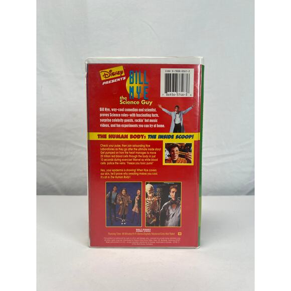 Vintage Media - VHS - Bill Nye the Science Guy The Human Body - 1994 Disney - Picture 3 of 3